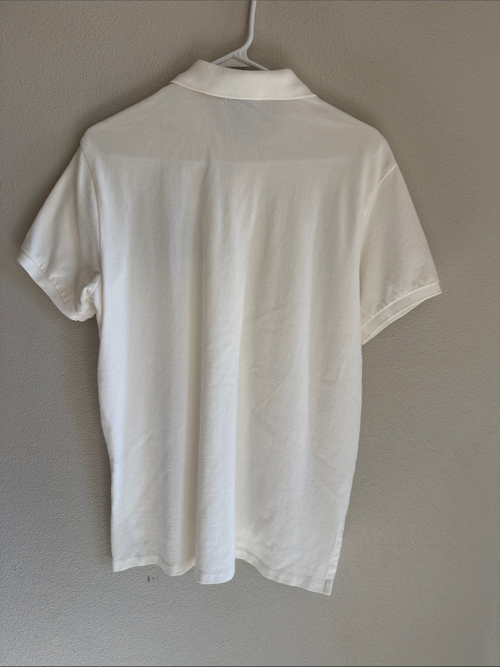 Polo by Ralph Lauren White Polo with Navy Crest Monogram - Picture 4 of 4